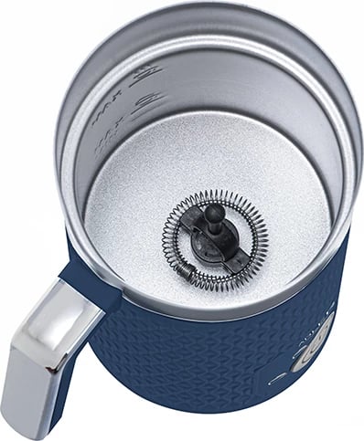 Shkumues qumështi elektrik, Adler, AD 4494, 500W, 300 ml ngrohje / 130 ml shkumë, 4 funksione, blu e errët