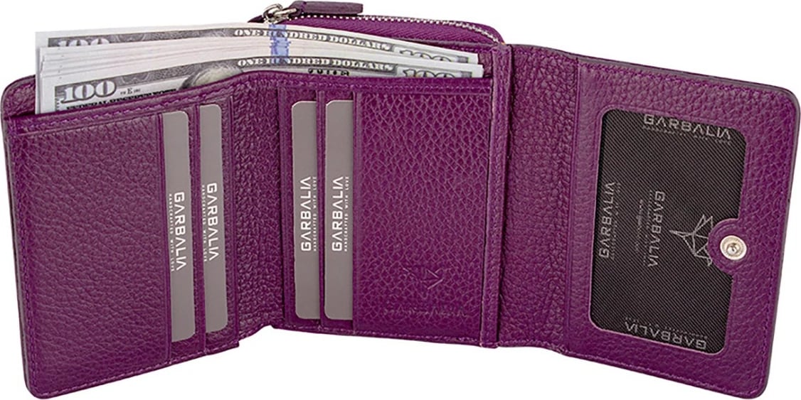 Portofol për gra, Zoozie Bags, Moon, ngjyrë damson