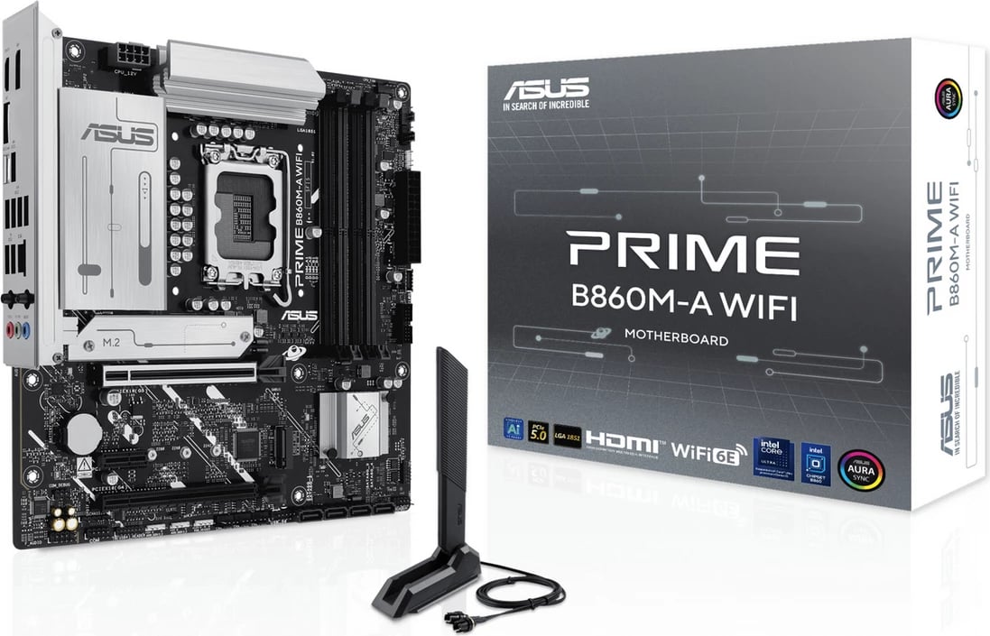 Pllakë amë Asus PRIME B860M-A WIFI 90MB1JY0-M0EAY0, e zezë