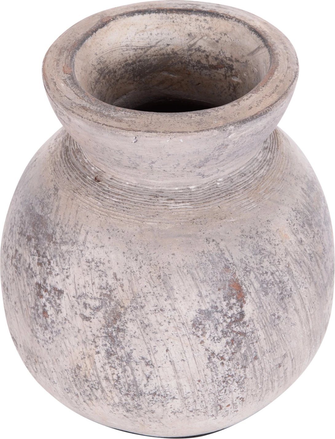 Vazo dekorative tavoline VERMO, terrakotë, ngjyrë gri e çelët, FH4396, 18x19cm Vazo dekorative tavoline VERMO, terrakotë, ngjyrë gri e çelët, FH4396, 18x19cm