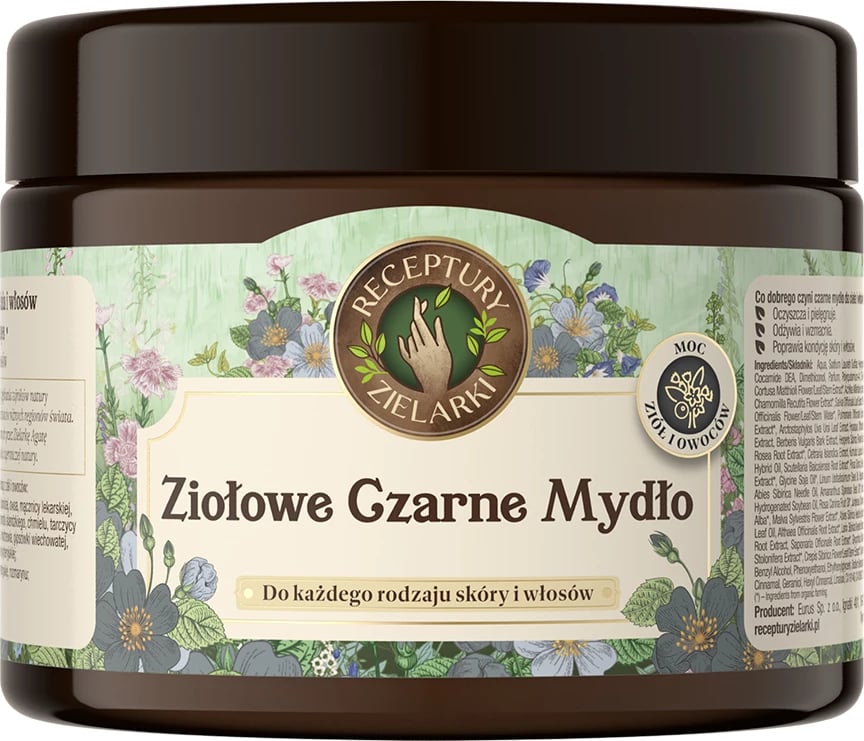 Sapun i zi për trup dhe flokë Receptury Zielarki 300ml