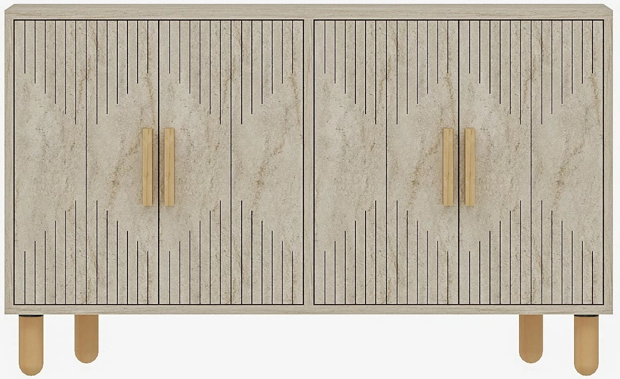 Konsol Skye Decor, ngjyrë travertin, Roger