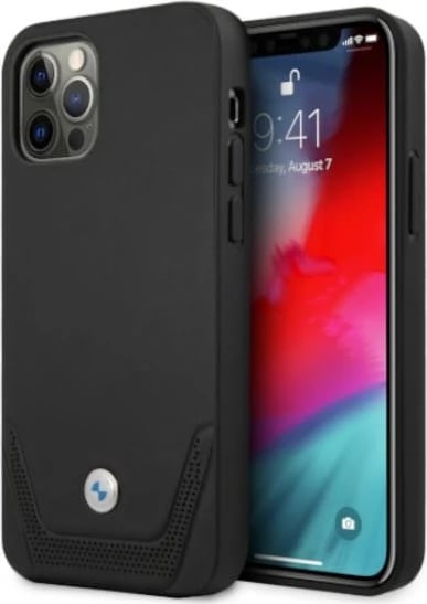 Mbështjellës BMW BMHCP12LRSWPK për iPhone 12 Pro Max, Hardcase, Lëkurë, E zezë Mbështjellës BMW BMHCP12LRSWPK për iPhone 12 Pro Max, Hardcase, Lëkurë, E zezë