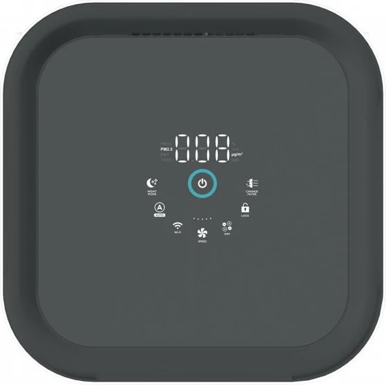 pastrues ajri, Vestfrost VP-A1S70WH, deri 80 m², 5 faza filtrimi HEPA + karbon + UV-C + Plasma ION, Wi‑Fi, 620 m³/h, i bardhë