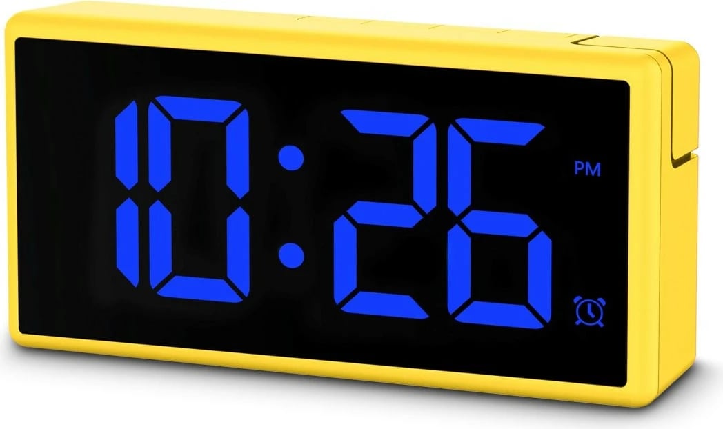 Orë alarmi elektronike Hama Ibiza 222210, digjitale, port USB, e verdhë