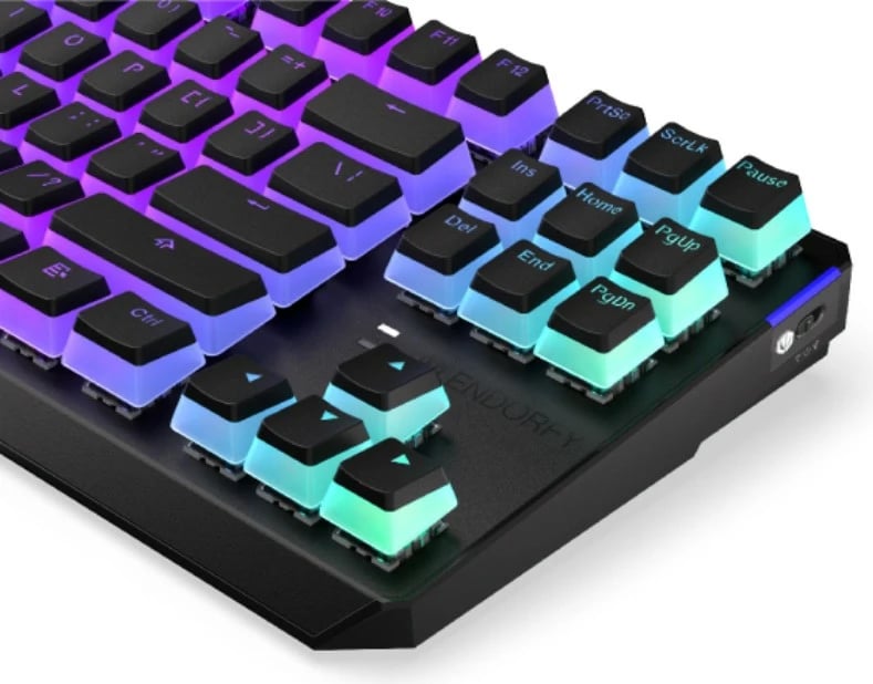 Tastierë Endorfy Thock TKL Pudding EY5A119 - USB, e zezë