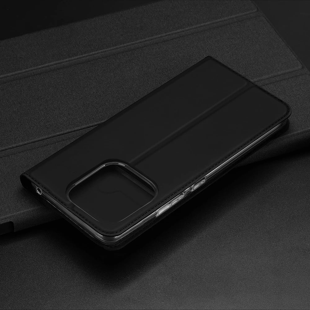 Mbështjellës Dux Ducis Skin Pro për Xiaomi Redmi 11A / Poco C55 / Redmi 12C, me kapak, xhep kartele, funksion standi, i zi Mbështjellës Dux Ducis Skin Pro për Xiaomi Redmi 11A / Poco C55 / Redmi 12C, me kapak, xhep kartele, funksion standi, i zi