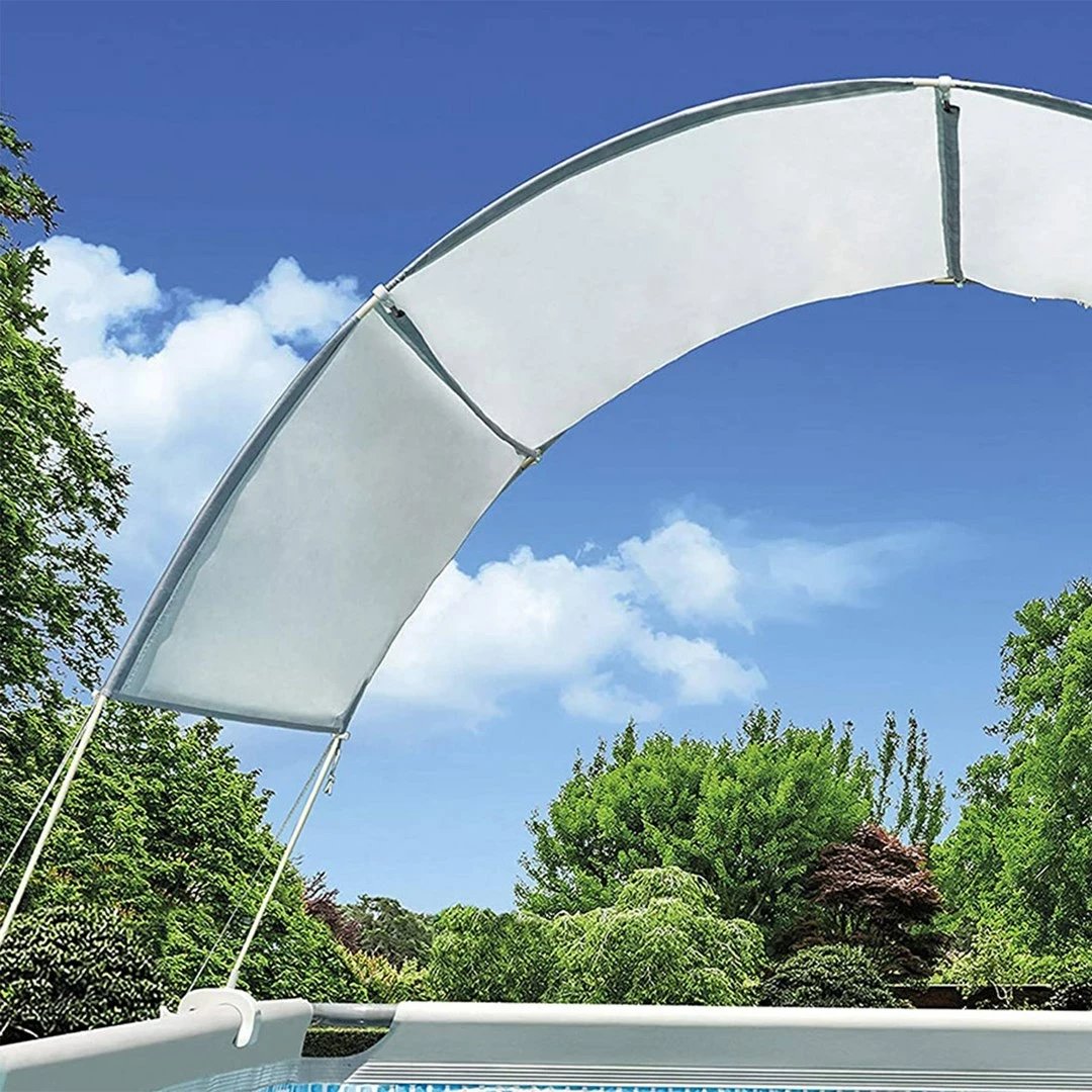 Mbulesë pishine Intex 28054, plastike, e bardhë