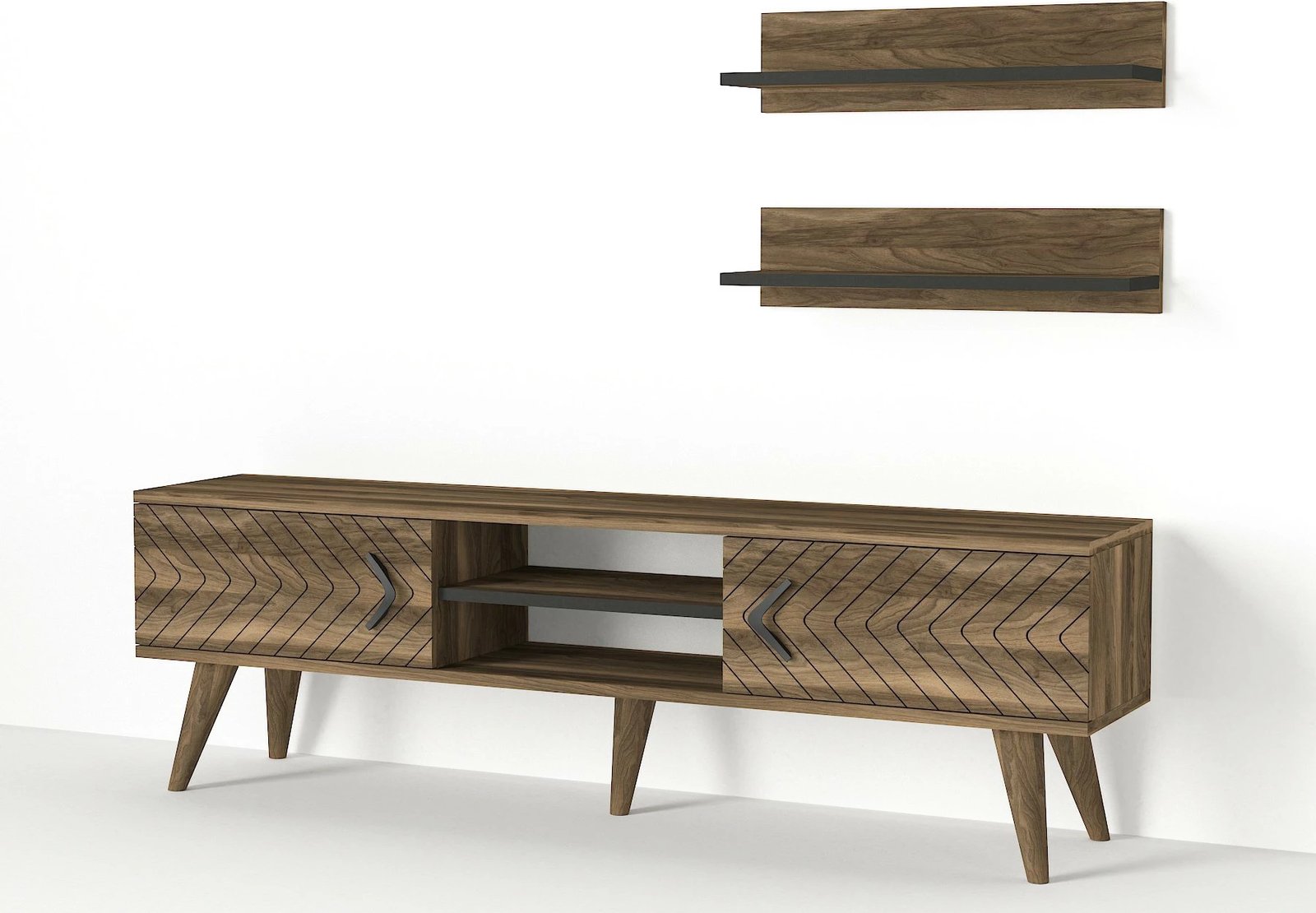 Njësi TV Skye Decor, Legato, ngjyrë arre