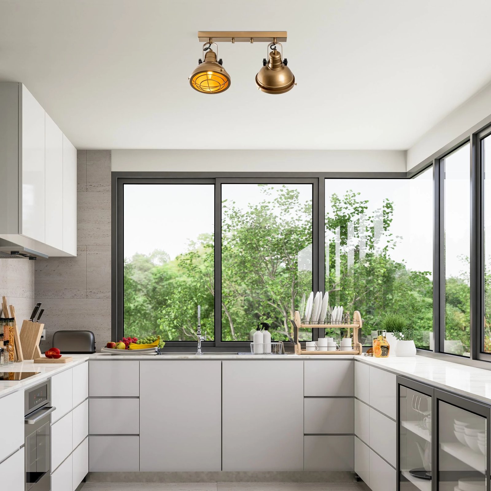 Llambë tavani Opviq, ngjyrë ari, Spoly - 15431