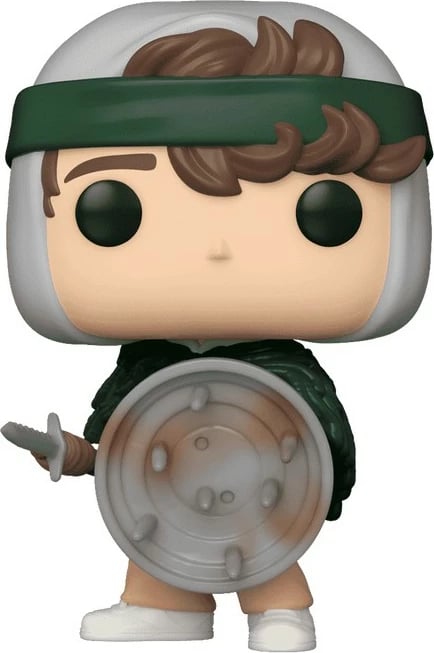 Figurë Funko Pop Stranger Things Dustin me mburojë dhe shpatë 10cm