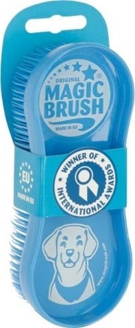 Furçë qeni KERBL MagicBrush, Blu
