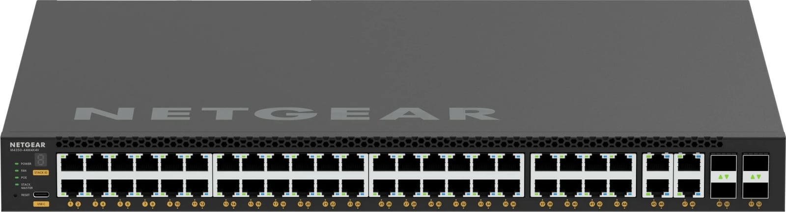 Switch NETGEAR M4350-44M4X4V, Managed, L3, 2.5G Ethernet, PoE, Rack mounting