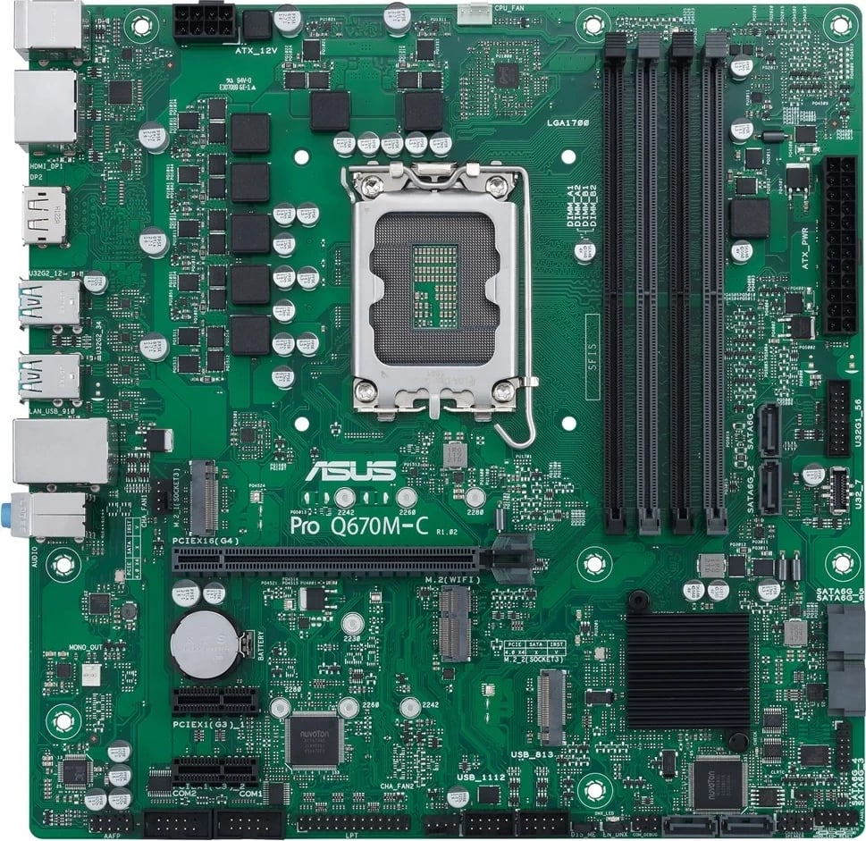 Pllakë amë ASUS PRO Q670M-C-CSM, Socket LGA 1700, micro ATX