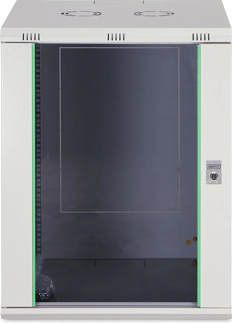 Kasë rrjeti Digitus Dynamic Basic 16U 600x600mm, xham, gri