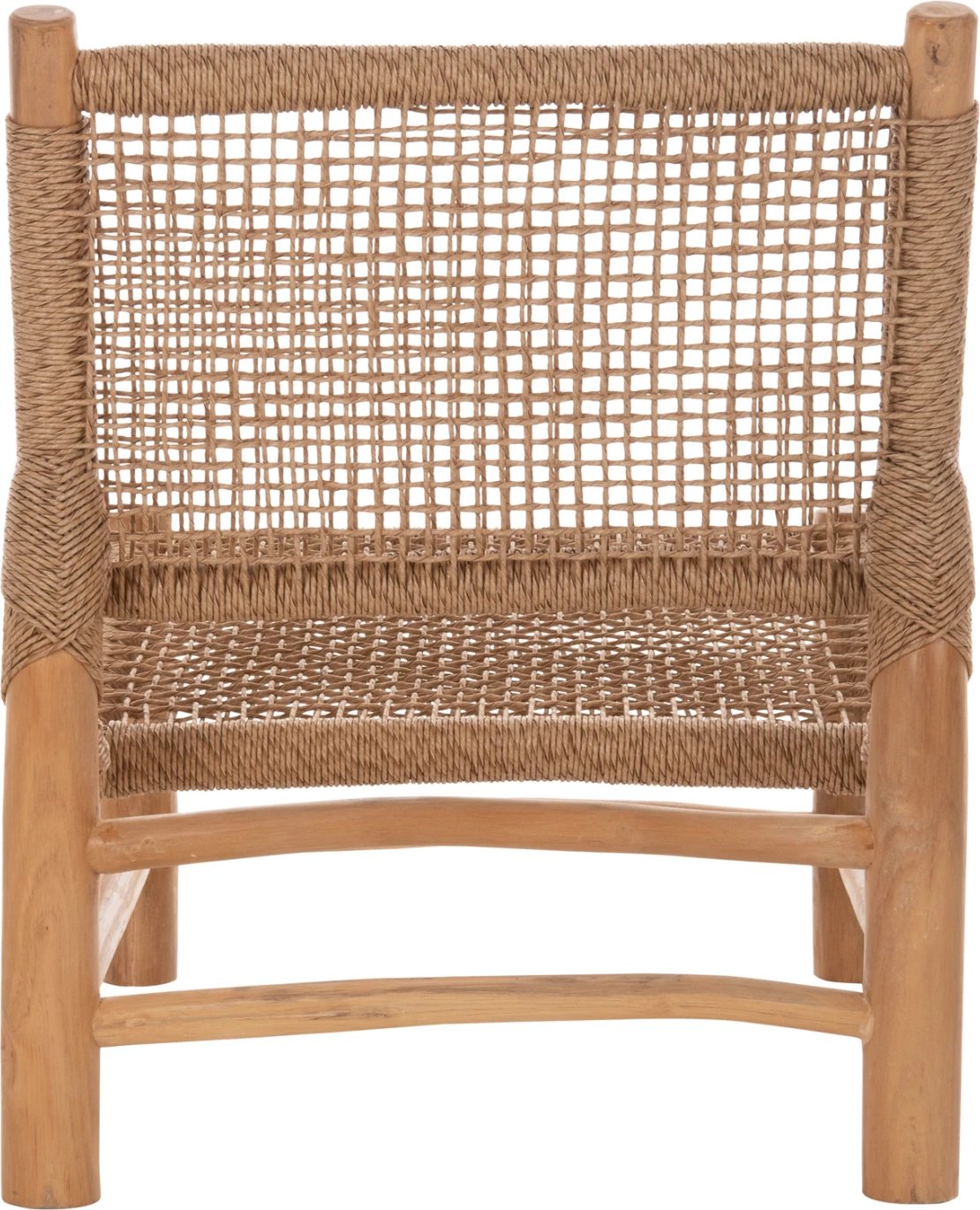 Karrige për brenda LONDER FH5986 dru TEAK dhe ratan sintetik 63x77x77Hcm