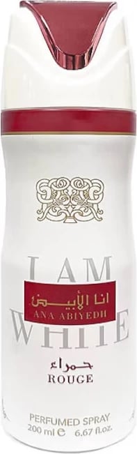 Deodorant spray Lattafa Ana Abiyedh Rouge I Am White 200ml unisex