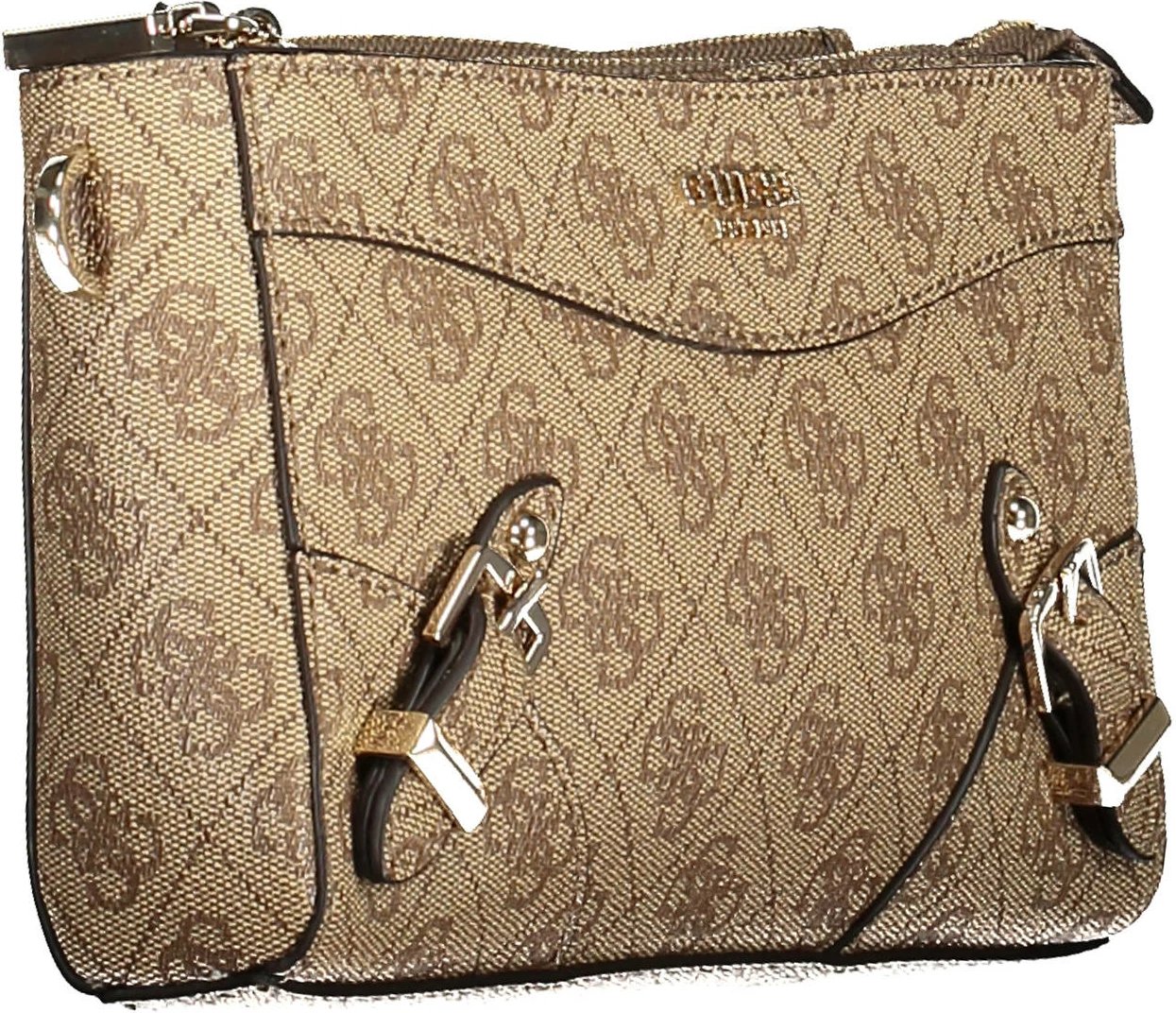 Çantë krahu për femra Guess Jeans, bezhë