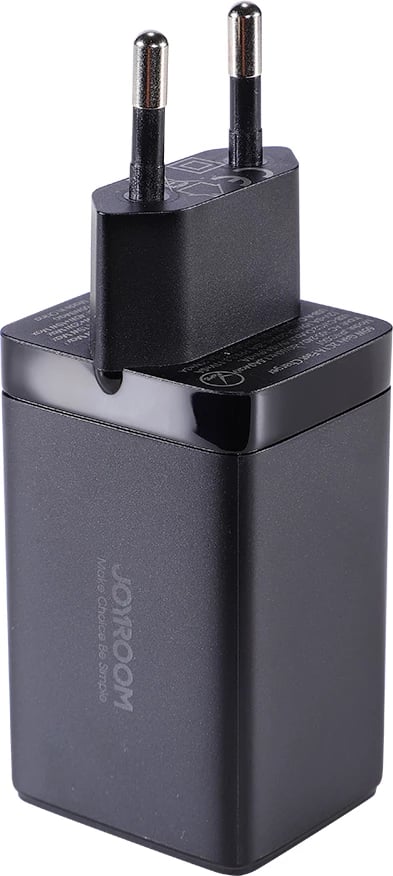 Karikues i shpejtë GaN Joyroom TCG01, 65W, 2x USB-C & 1x USB-A, me kabllo USB-C në USB-C 100W, i zi