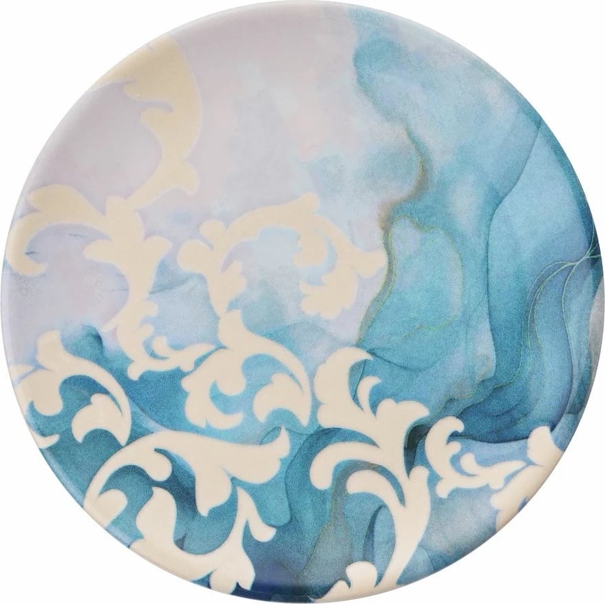 Set pjatash ëmbëlsirash (6 copë), Hermia Concept, model turkuaz