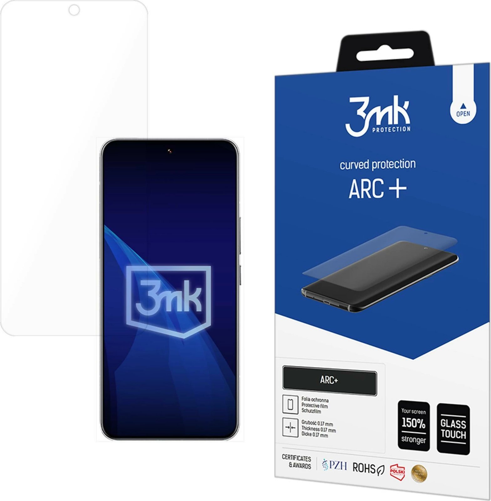 Mbështjellës ekran 3mk Protection ARC+ për Xiaomi 15 Ultra, Transparent