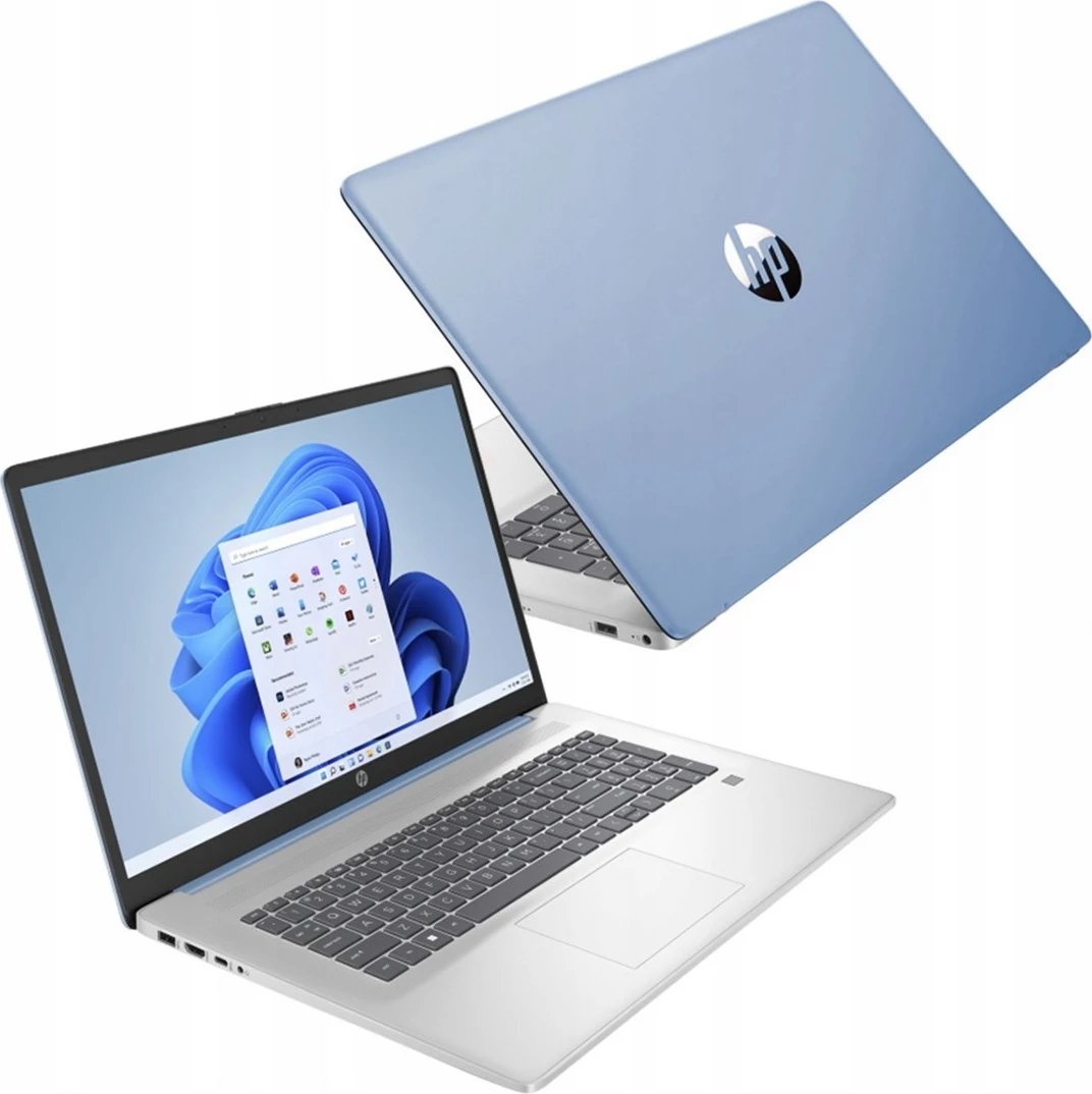 Laptopi HP 17-cn0613ds, QuadCore N4120, 17.3'FHD, 8GB DDR4, SSD256, UHD600, Cam720p, BLKB, BT, Win11, Blu e Mesnatës