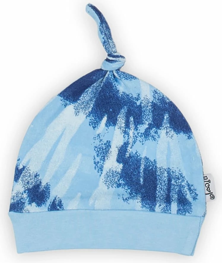 Kapuç bebe, Nicol Tomi, 100% pambuk, madhësia 62 (3-6m), blu