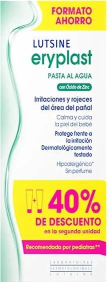Pasta për irritime të lëkurës LUTSINE Eryplast 2x125gr unisex