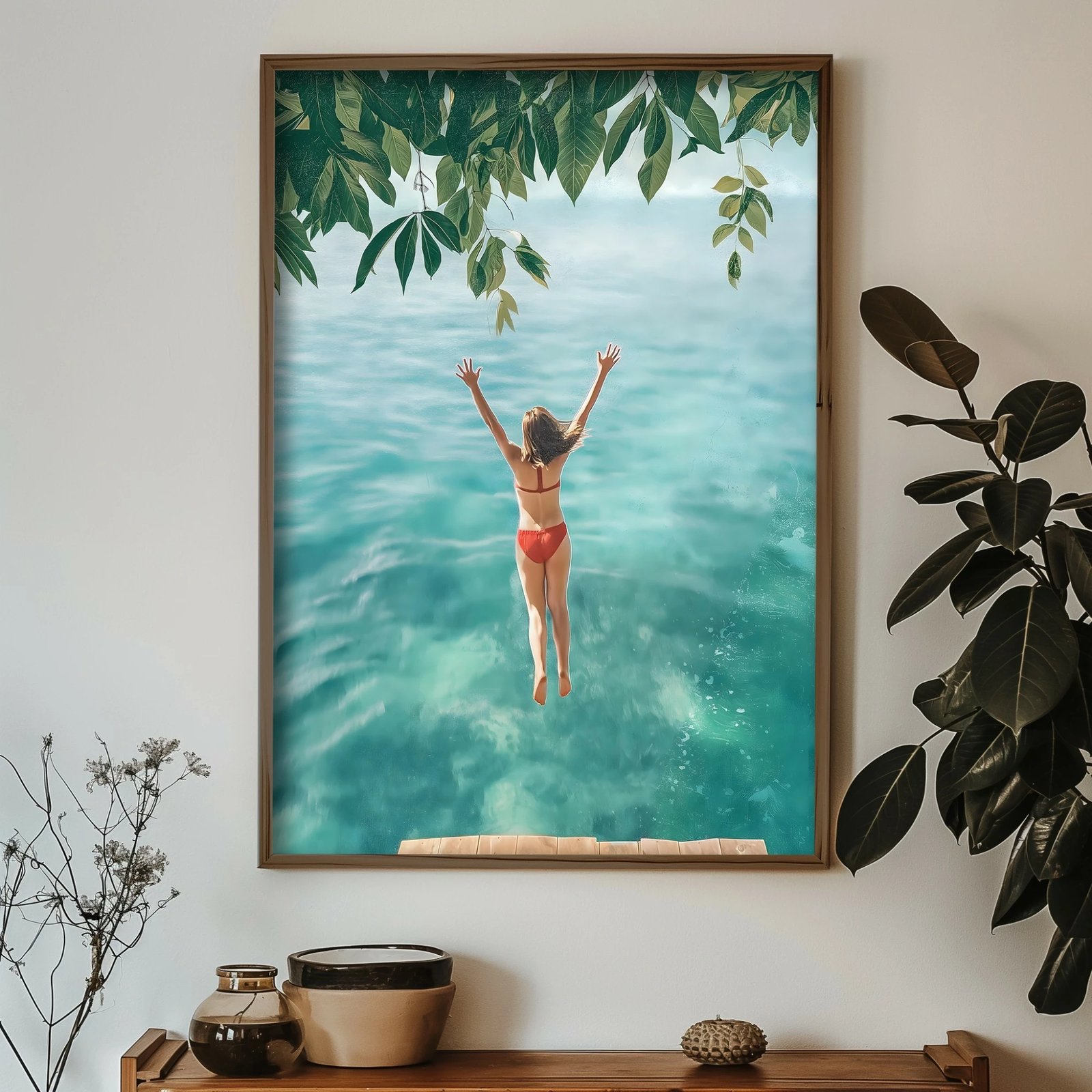 Pikturë dekorative me kornizë MDF, Wallity, GE102-L