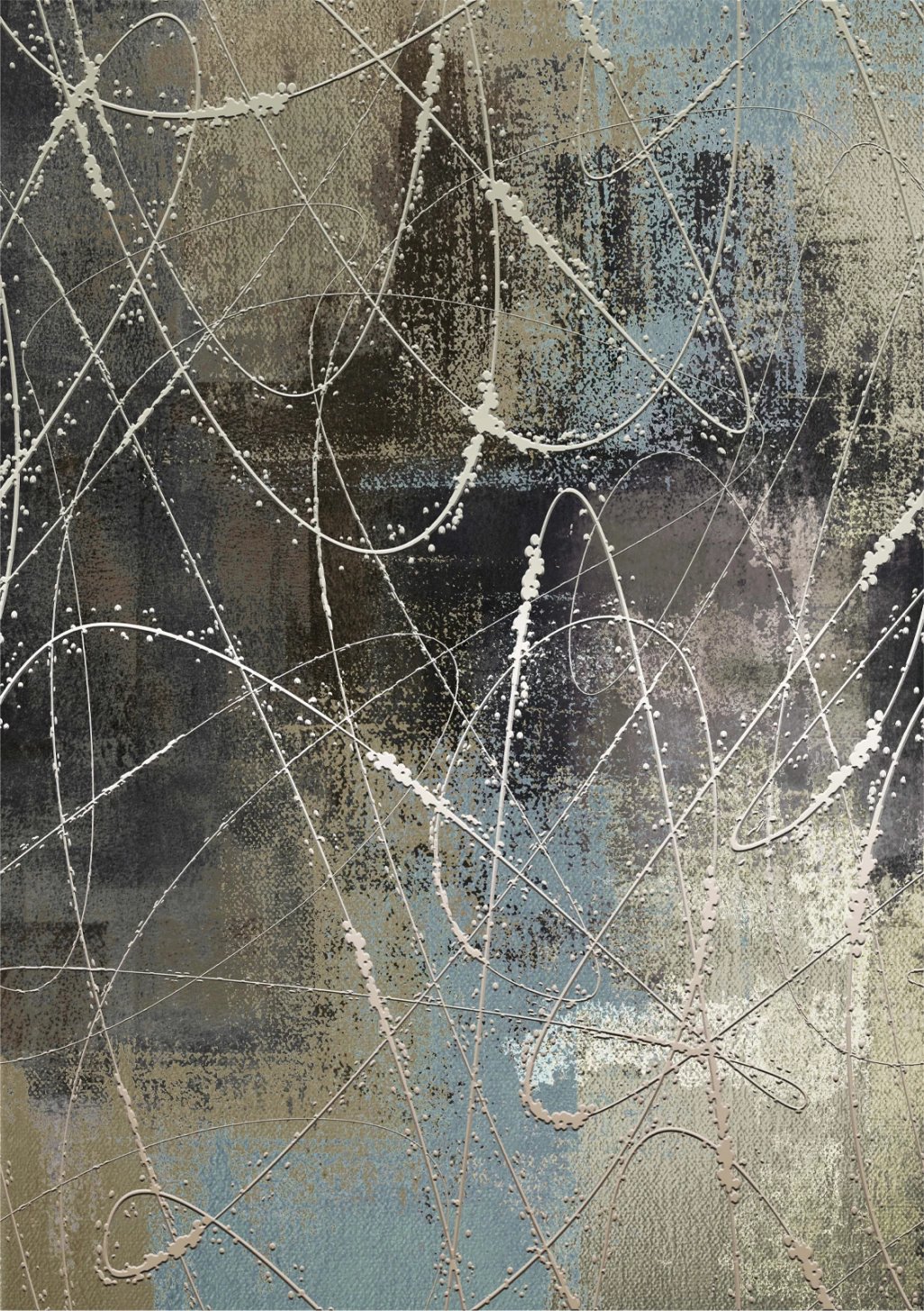 Tepih modern JOSIANE FH7677.22, 120x170cm, shumëngjyrësh me franja