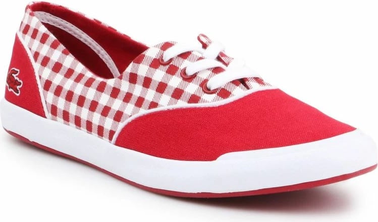 Këpucë Lacoste për femra, të bardha dhe të kuqe