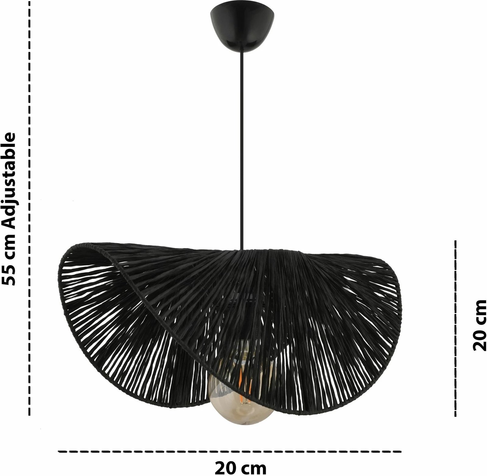 Llambë tavani Opviq, Taco, e zezë