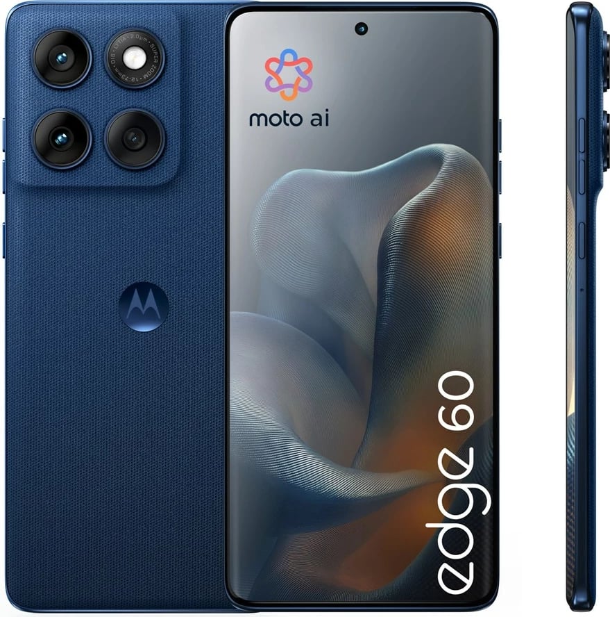 Celular Motorola edge 60, 6.67", 12 GB RAM, 256 GB, 5G, Blu