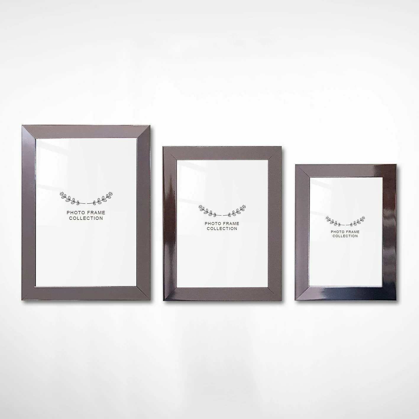 Set kornizash për foto, 3 copë, ngjyrë argjendi, Evila Originals, 3IGFC1029