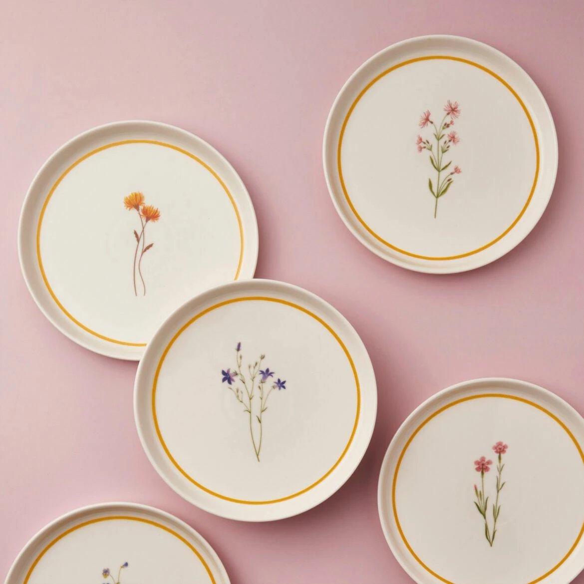 Set pjatash për ëmbëlsira (6 copë), Hermia Concept, GBSBLB621DUE2955K