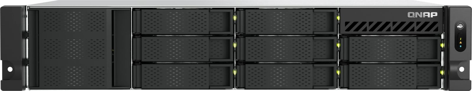 NAS QNAP TS-855eU-8G, 8-bay, Intel Atom C5125, 8GB RAM, 2x2.5GbE, Rackmount, e zezë