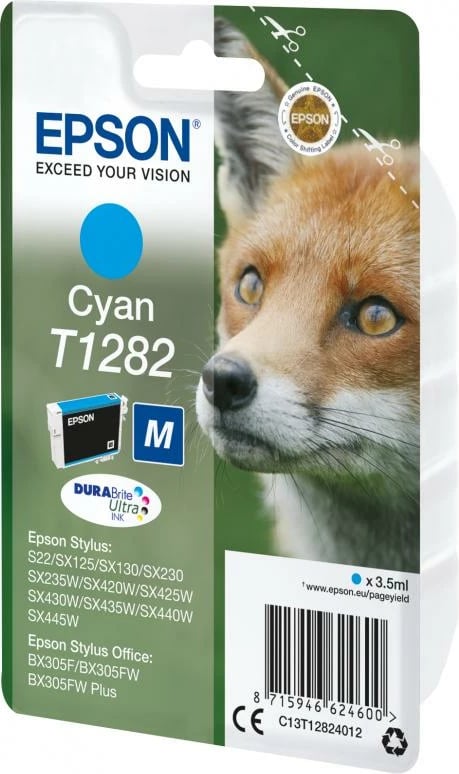 Patron boje, Epson, T1282, 3.5 ml, Cyan