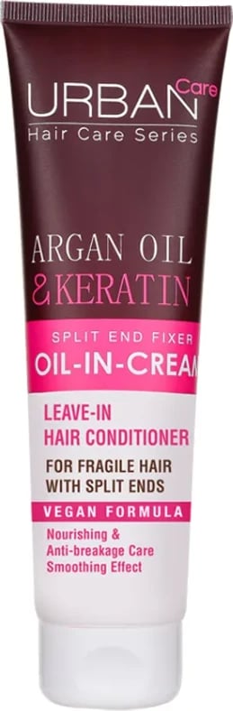 Krem për flokë Urban Care Oil In Cream Argan Oil & Keratin, 150 ml
