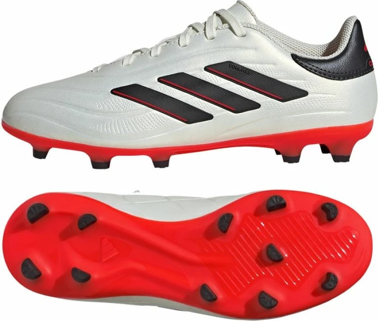 Atlete futbolli për fëmijë adidas Copa Pure.2 League FG Jr, të bardha