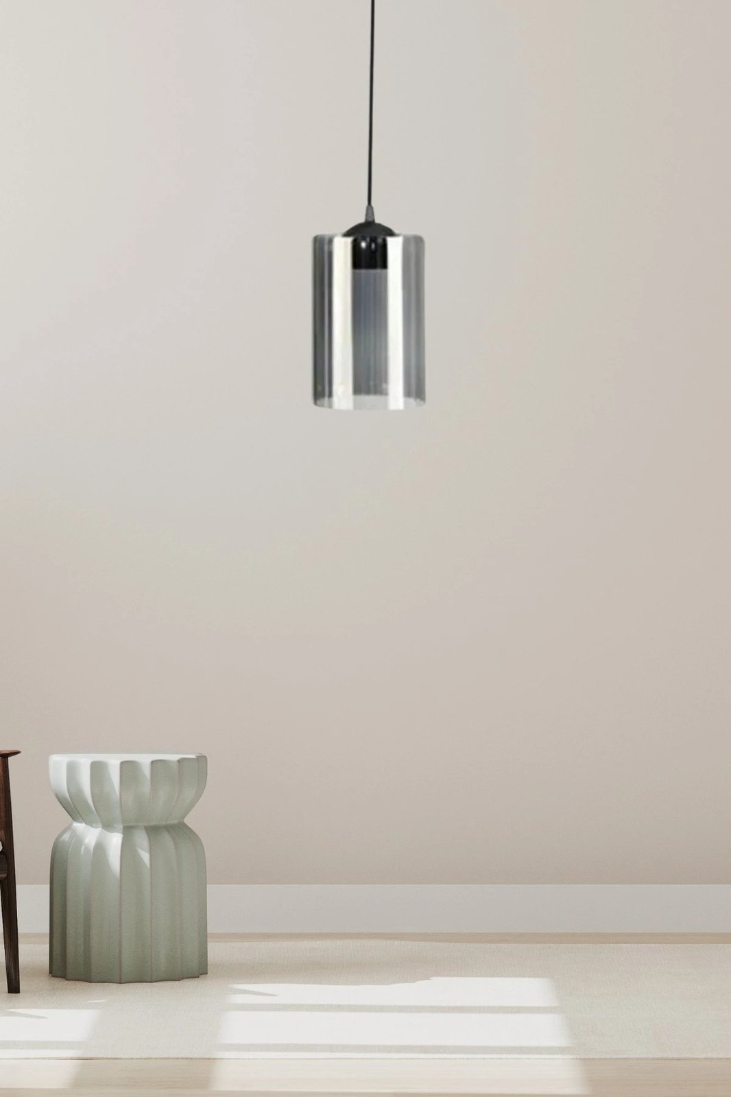 Llambë tavani Opviq, fume, LB056