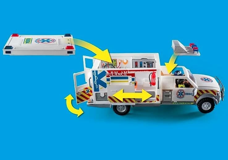Set lodrash Playmobil City Action Ambulance, 93 pjesë