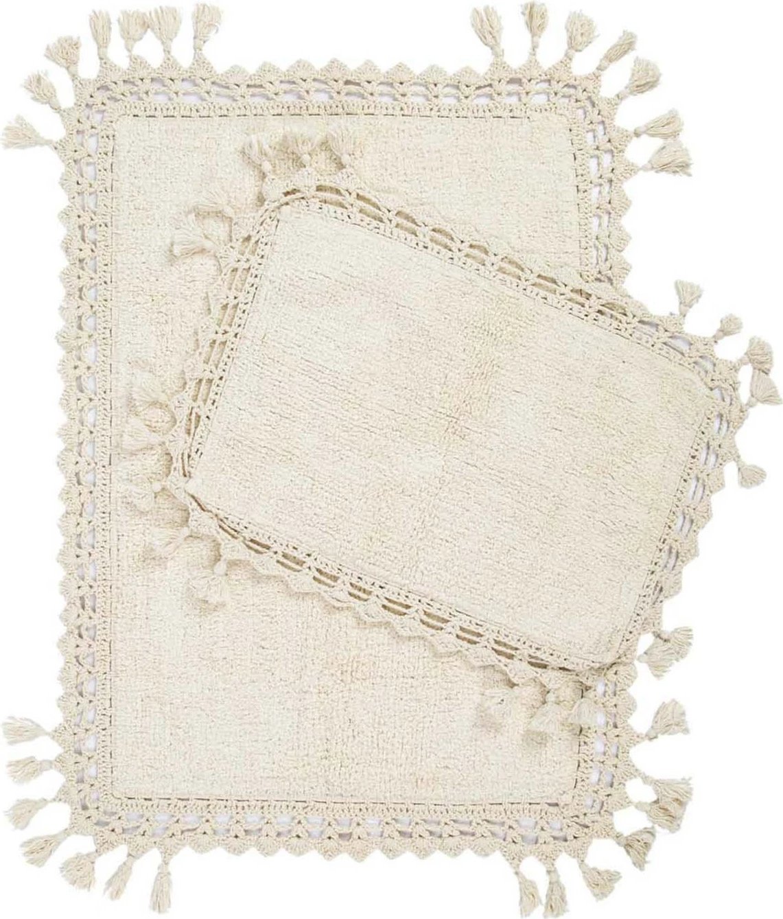 Set tapetash për banjo (2 copë), Mijolnir Lorna, krem Set tapetash për banjo (2 copë), Mijolnir Lorna, krem