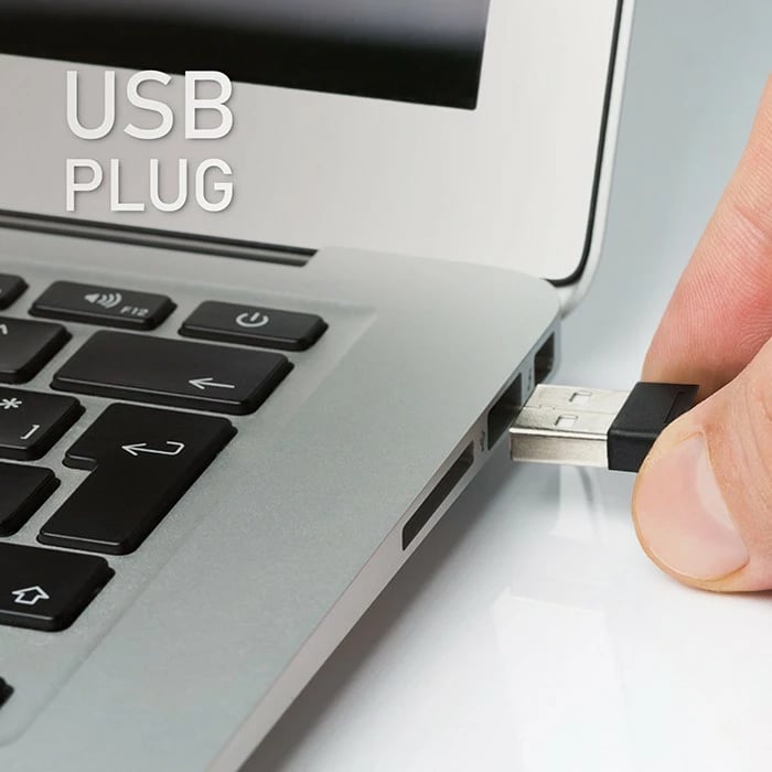 Prezenter Qoltec 50631 me laser, USB 3.0, 2.4GHz, i zi