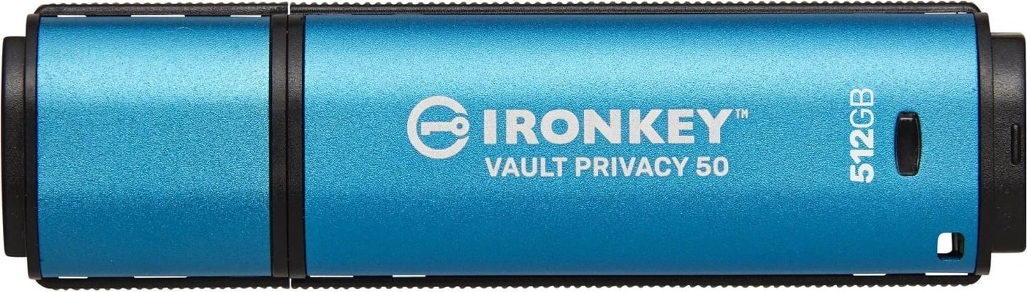 USB Kingston IronKey Vault Privacy 50, 512GB, blu