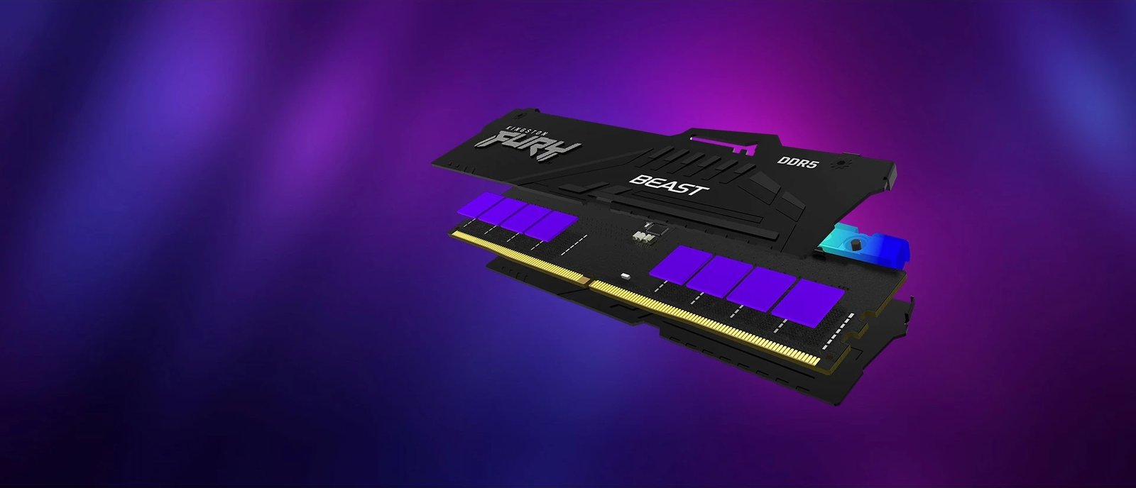 RAM Memorje Kingston FURY Beast RGB 16GB (2x8GB) DDR5 5200MHz