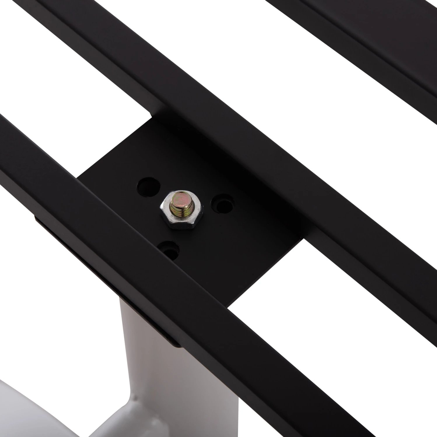 Baza për tavolinë metalike, e bardhë, me rregullues lartësie, 100x60x73cm