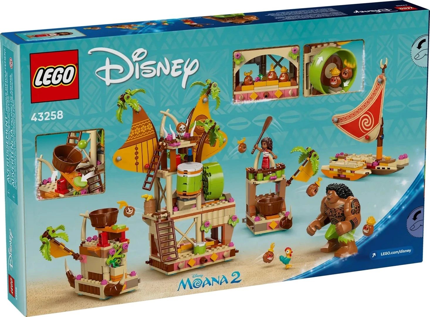 Set LEGO Disney Kakamora Barge 43258, 572 pjesë