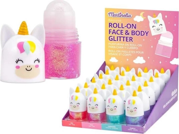 Glitter për fytyrë dhe trup Martinelia Roll On, 1 copë