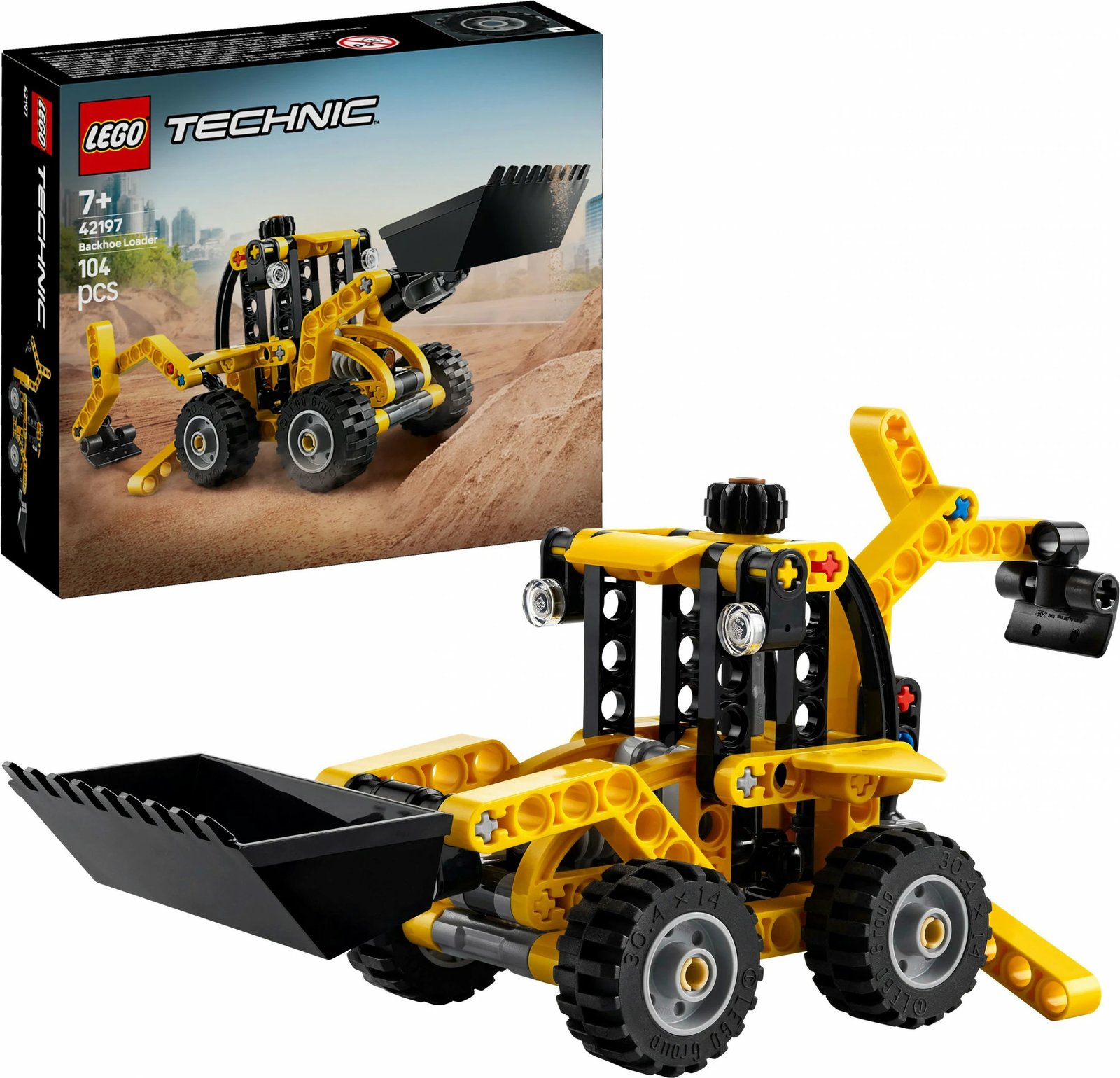 Set ndërtimi LEGO Technic 42197 Baggerlader, 104 pjesë, multikolor