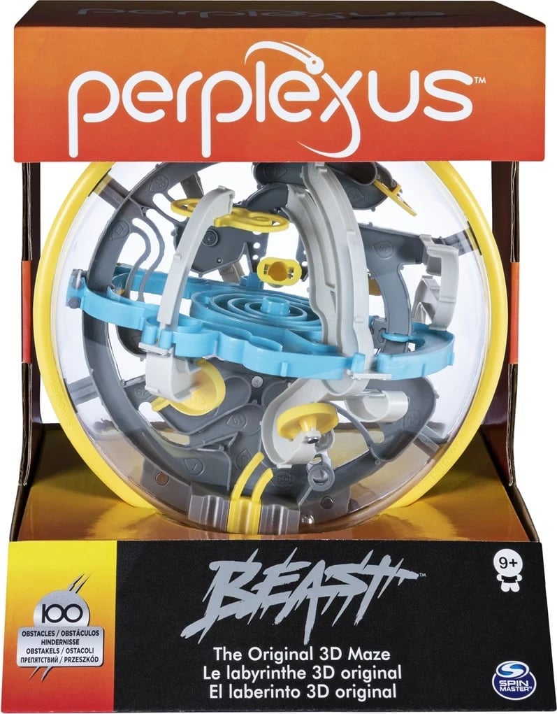 Lojë 3D Perplexus Beast, SPIN MASTER, me 100 pengesa, Multikolor